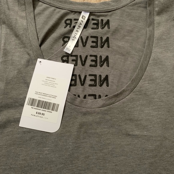 NWT Fabletics Janis lightweight tank - Picture 3 of 4